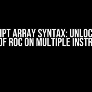 Pine Script Array Syntax: Unlocking the Power of ROC on Multiple Instruments